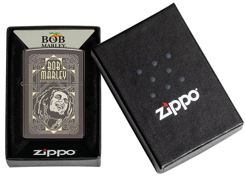 Zippo Lighter - Bob Marley Black Ice - Lighter USA