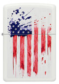 Zippo Lighter - Splattered US Flag - Lighter USA