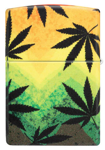 Zippo Lighter - Floating Cannabis - Lighter USA