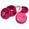 Bake Sale - Donut Pattern - 5 Piece 63MM Aluminum Herb Grinder - Lighter USA