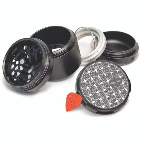 Bake Sale - Donut Pattern - 5 Piece 63MM Aluminum Herb Grinder - Lighter USA