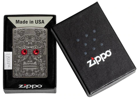 Zippo Lighter - Crystal Skull - Lighter USA