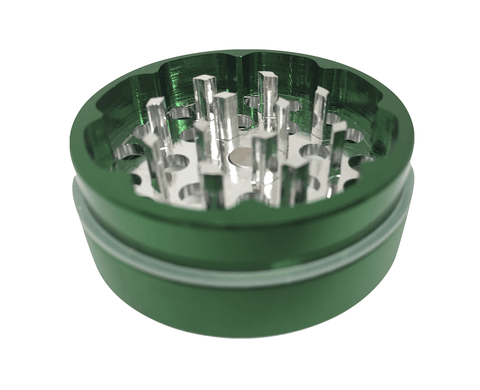 Herbal Grinder - 4 piece - Dark Green - Lighter USA