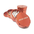 Hush Crush 2" 4-Piece Magnetized Herbal Grinder - Burnt Orange - Lighter USA