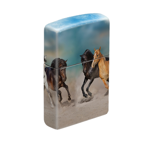 Zippo Lighter - Running Horses - Lighter USA