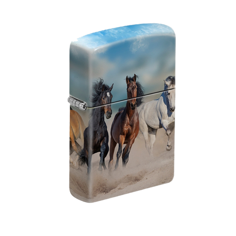 Zippo Lighter - Running Horses - Lighter USA