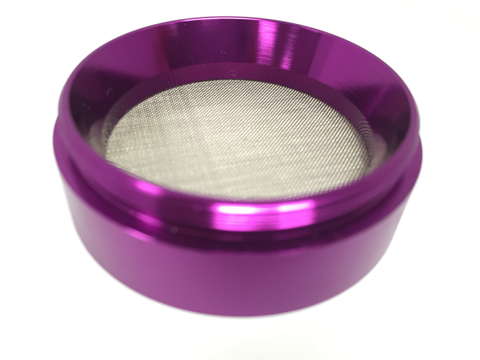 Hush Crush 2" 4-Piece Magnetized Herbal Grinder - Violet - Lighter USA