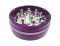 Hush Crush 2" 4-Piece Magnetized Herbal Grinder - Violet - Lighter USA