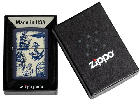 Zippo Lighter - Nautical - Lighter USA