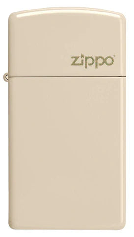 Zippo Lighter - Slim Flat Sand w/ Zippo Logo - Lighter USA