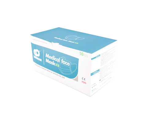 Disposable 3-Ply Face Masks - Medical Grade -  FDA Approved - Lighter USA