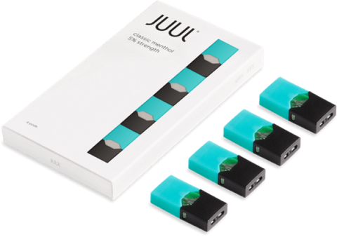 JUUL Pods - Classic Menthol 4PC/PK - Lighter USA