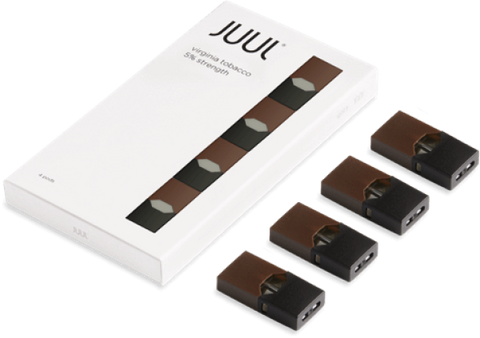 JUUL Pods - Virginia Tobacco 4PC/PK - Lighter USA