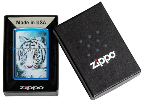 Zippo Lighter - White Tiger