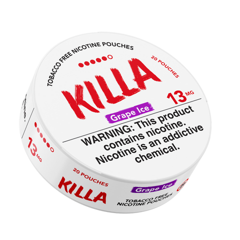 Killa Grape Ice 13mg Nicotine Pouches (5 Pack) -