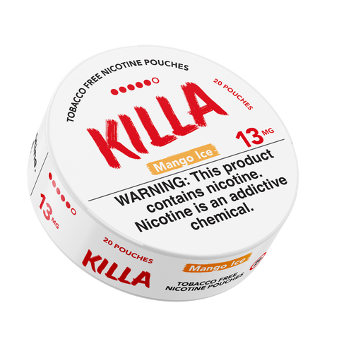 Killa Mango Ice 13mg Nicotine Pouches (5 Pack) -