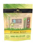 King Palm 25 Mini Rolls (25 Pack) - Lighter USA