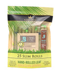 King Palm 25 Slim Rolls (25 Pack) - Lighter USA