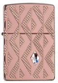 Zippo Lighter - Geometric Diamond Pattern - Lighter USA