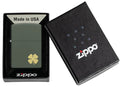 Zippo Lighter - Four Leaf Clover - Lighter USA