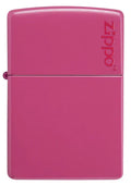 Zippo Lighter - Frequency Hot Pink w/ Zippo Logo - Lighter USA