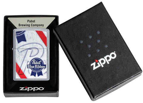 Zippo Lighter - Pabst Blue Ribbon - Lighter USA