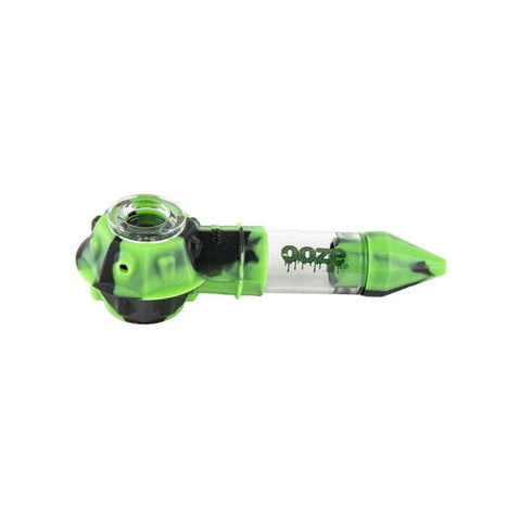 Ooze Bowser Silicone Glass Pipe - Lighter USA