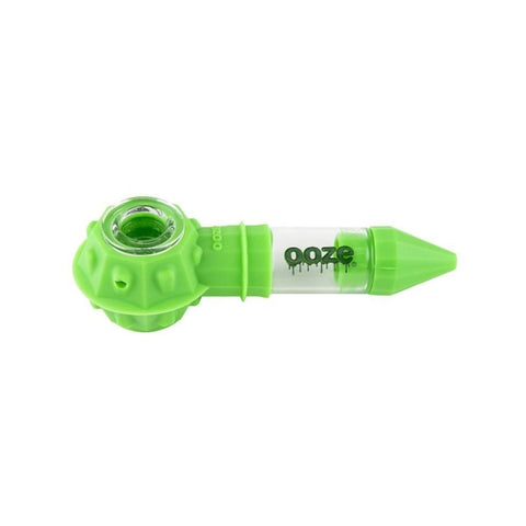 Ooze Bowser Silicone Glass Pipe - Lighter USA