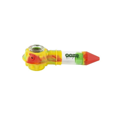 Ooze Bowser Silicone Glass Pipe - Lighter USA