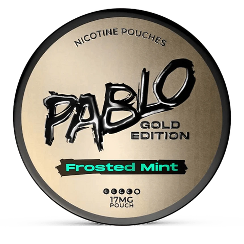 Pablo Gold Edition Frosted Mint 17mg Nicotine Pouches (5 Pack) -