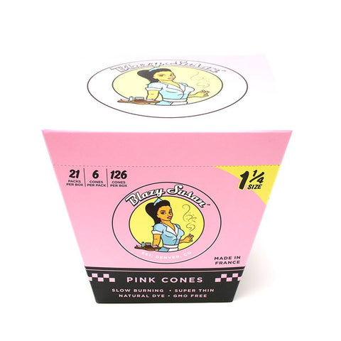 Blazy Susan Pink Pre Rolled Cones - Lighter USA