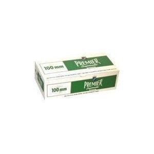 Premier Menthol Tubes Case 100's - 10,000 Tubes - Lighter USA