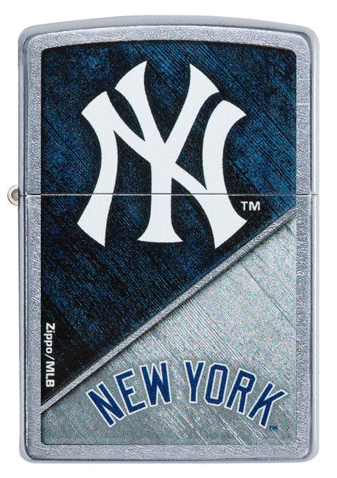 Zippo Lighter - MLB New York Yankees Street Chrome - Lighter USA