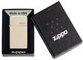 Zippo Lighter - Slim Flat Sand w/ Zippo Logo - Lighter USA