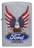 Zippo Lighter - Ford w/ Bald Eagle - Lighter USA