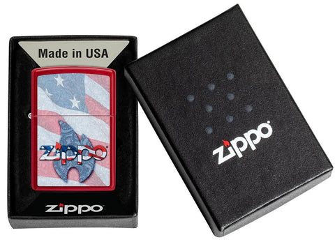 Zippo Lighter - Zippo Flag - Lighter USA