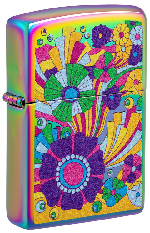 Zippo Lighter - Vintage Flowers