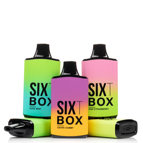 SIXT - 6000 Puff Disposable Box Vape - Lighter USA