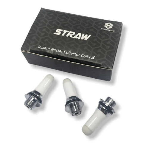 StoneSmiths' Straw Nectar Collector Replacement Tips - 3 Pack - Lighter USA