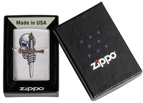 Zippo Lighter - Sword Skull - Lighter USA