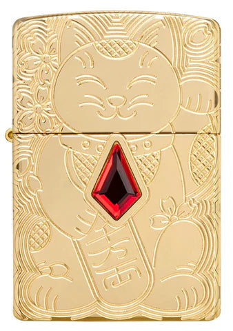 Zippo Lighter - Lucky Cat - Lighter USA