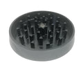 Hush Crush 2.5" 4-Piece Tiered-Towered Magnetized Herb Grinder - Gray - Lighter USA