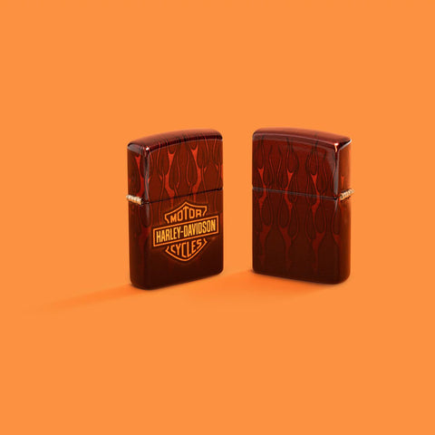 Zippo Lighter - Harley-Davidson Flickering Flames