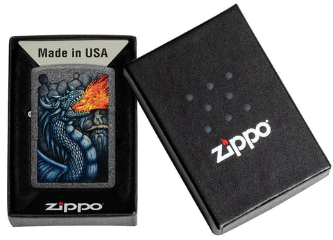 Zippo Lighter - Fiery Dragon - Lighter USA