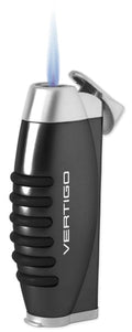 Vertigo Blitz Single Torch Lighter w/ Fold-Out Punch - Lighter USA