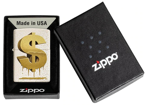 Zippo Lighter - Drippy Dollar - Lighter USA