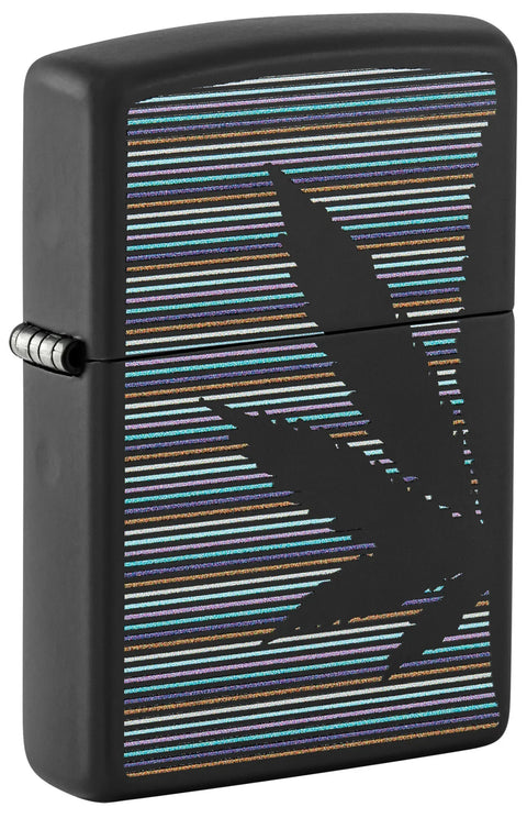 Zippo Lighter - Pinstripes Cannabis Leaf