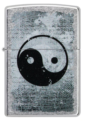 Zippo Lighter - Distressed Yin Yang - Lighter USA