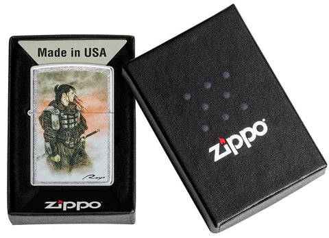 Zippo Lighter - Luis Royo Stoic Samurai - Lighter USA