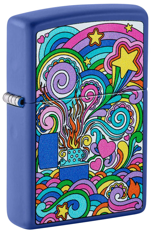 Zippo Lighter - Stars & Swirls